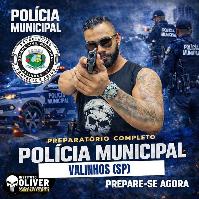 Preparatório para Guarda Municipal de Valinhos - São Paulo