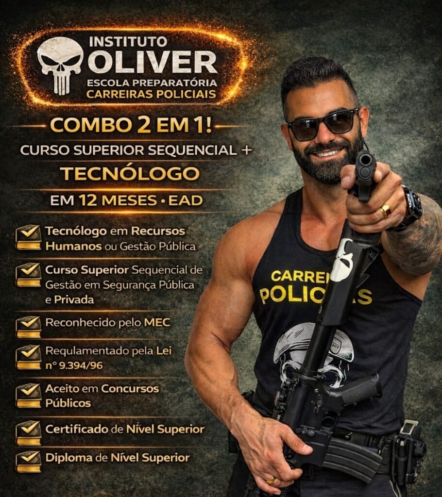 Combo 2 em 1: Curso Superior Sequencial + Tecnólogo em Recursos Humanos ou Gestão Pública